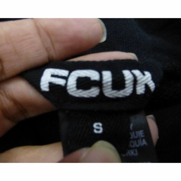 FCUK Drawstring Cropped Long Sleeve Top - Picture 5 of 14